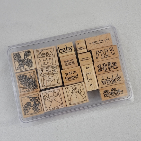 Stampin Up! Lot Of Rubber Stamps - Picture 13 of 13